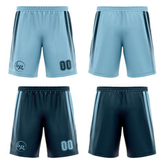 Benutzerdefinierte Langweilig Grün Blau Reversible Basketball Jersey Personalisierte Drucken Name Nummer Logo