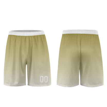 Benutzerdefinierte Khaki Weiß Trikots für Männer Frauen Personalisierte Fußball Uniformen für Erwachsene und Kind