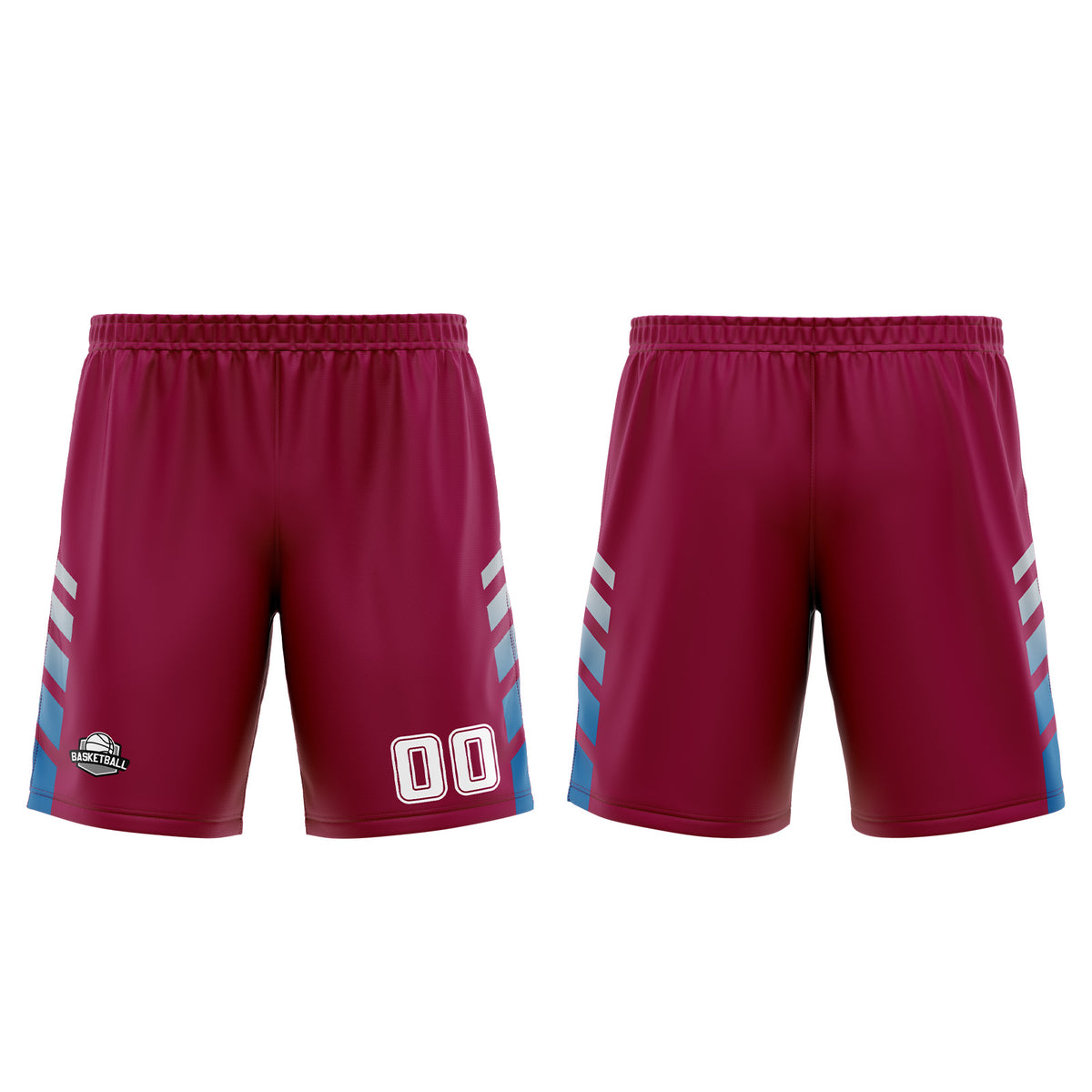 Benutzerdefinierter Lila Blau Basketball Jersey Uniform Anzug gedruckt Ihr Logo Name Nummer
