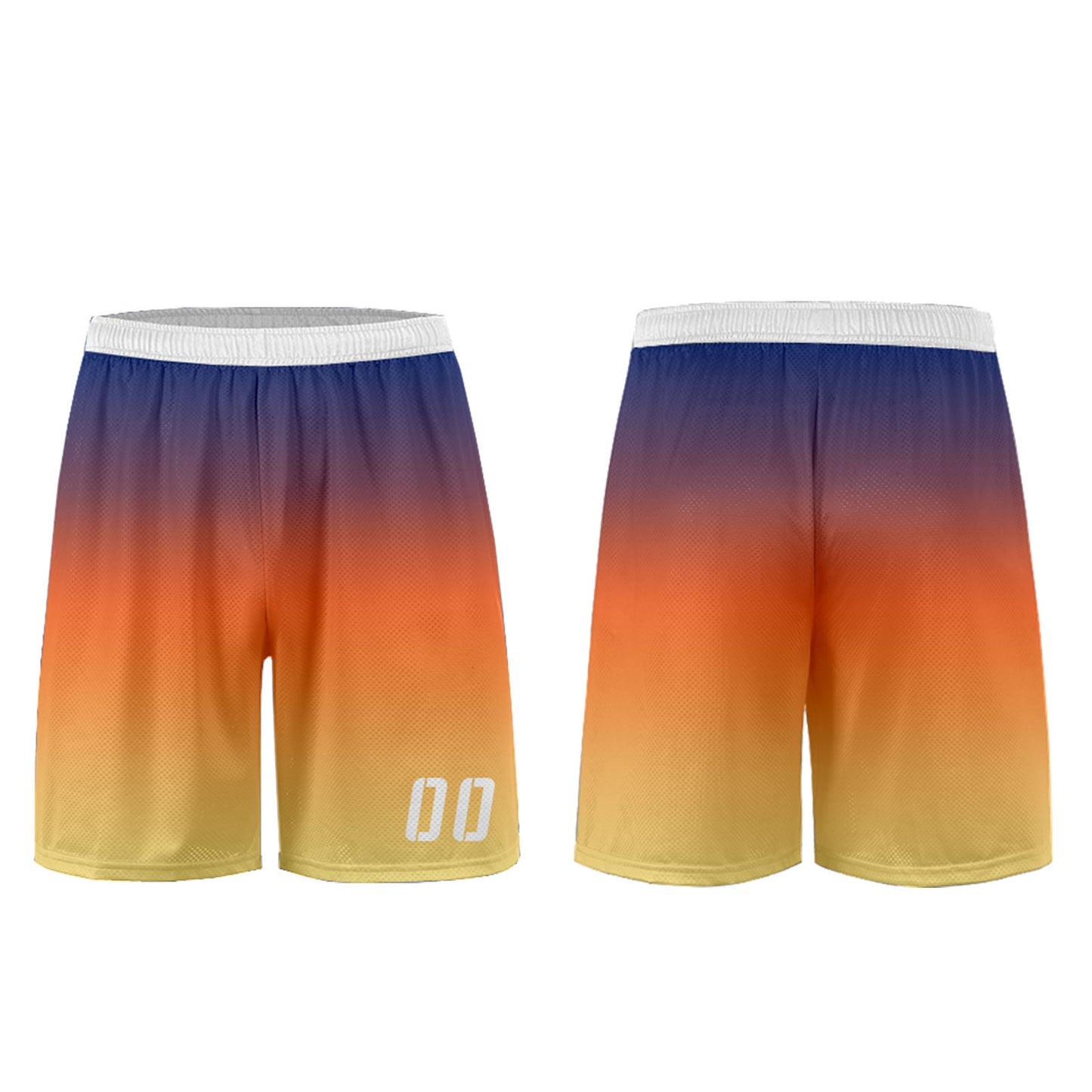 Benutzerdefinierte Blau Orange Gelb Trikots für Männer Frauen Personalisierte Fußball Uniformen für Erwachsene und Kind