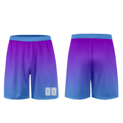 Benutzerdefinierte Lila Blau Trikots für Männer Frauen Personalisierte Fußball Uniformen für Erwachsene und Kind