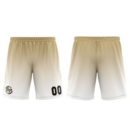 Benutzerdefinierter Weiß Braun Basketball Jersey Uniform Anzug gedruckt Ihr Logo Name Nummer