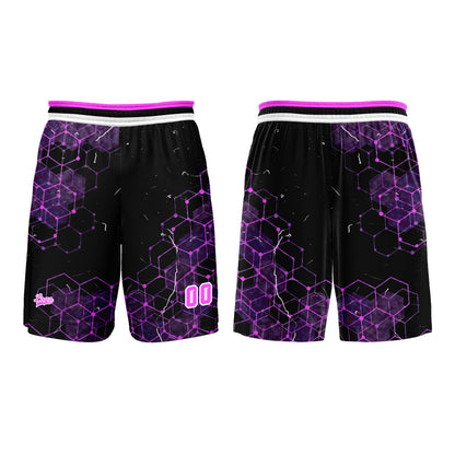 Benutzerdefinierter Rose Basketball Jersey Uniform Anzug gedruckt Ihr Logo Name Nummer