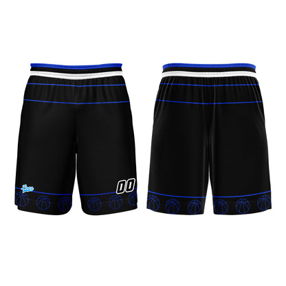 Benutzerdefinierter Weiß Blau Basketball Jersey Uniform Anzug gedruckt Ihr Logo Name Nummer