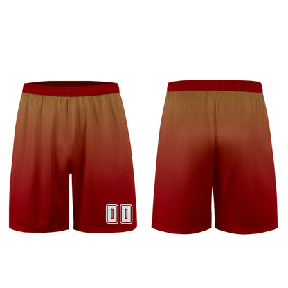 Benutzerdefinierte Braun Rot Trikots für Männer Frauen Personalisierte Fußball Uniformen für Erwachsene und Kind