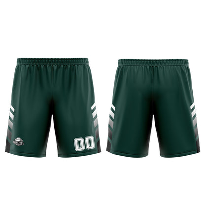 Benutzerdefinierter Grün Weiß Basketball Jersey Uniform Anzug gedruckt Ihr Logo Name Nummer