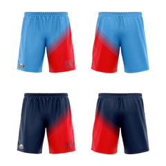 Benutzerdefinierte Blau Rot Reversible Basketball Jersey Personalisierte Print Name Nummer Logo