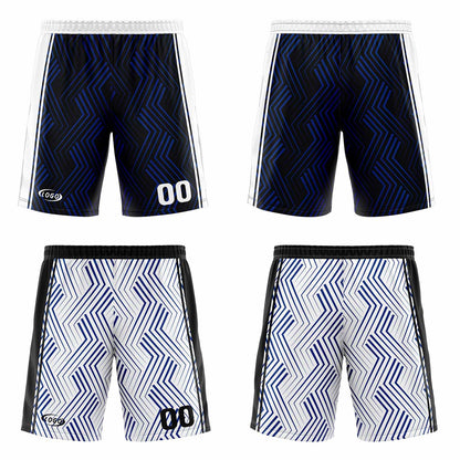 Benutzerdefinierte Schwarz Weiß Reversible Basketball Jersey Personalisierte Drucken Name Nummer Logo