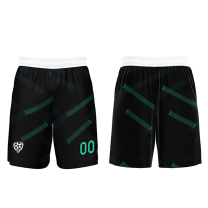 Benutzerdefinierte Schwarz Gras Grün Fußball Trikots für Männer Frauen Personalisierte Fußball Uniformen für Erwachsene und Kind