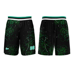 Benutzerdefinierter Grün Basketball Jersey Uniform Anzug gedruckt Ihr Logo Name Nummer
