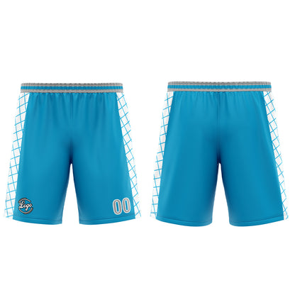 Benutzerdefinierter Blau Grau Basketball Jersey Uniform Anzug gedruckt Ihr Logo Name Nummer