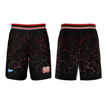 Benutzerdefinierter Rot  Basketball Jersey Uniform Anzug gedruckt Ihr Logo Name Nummer