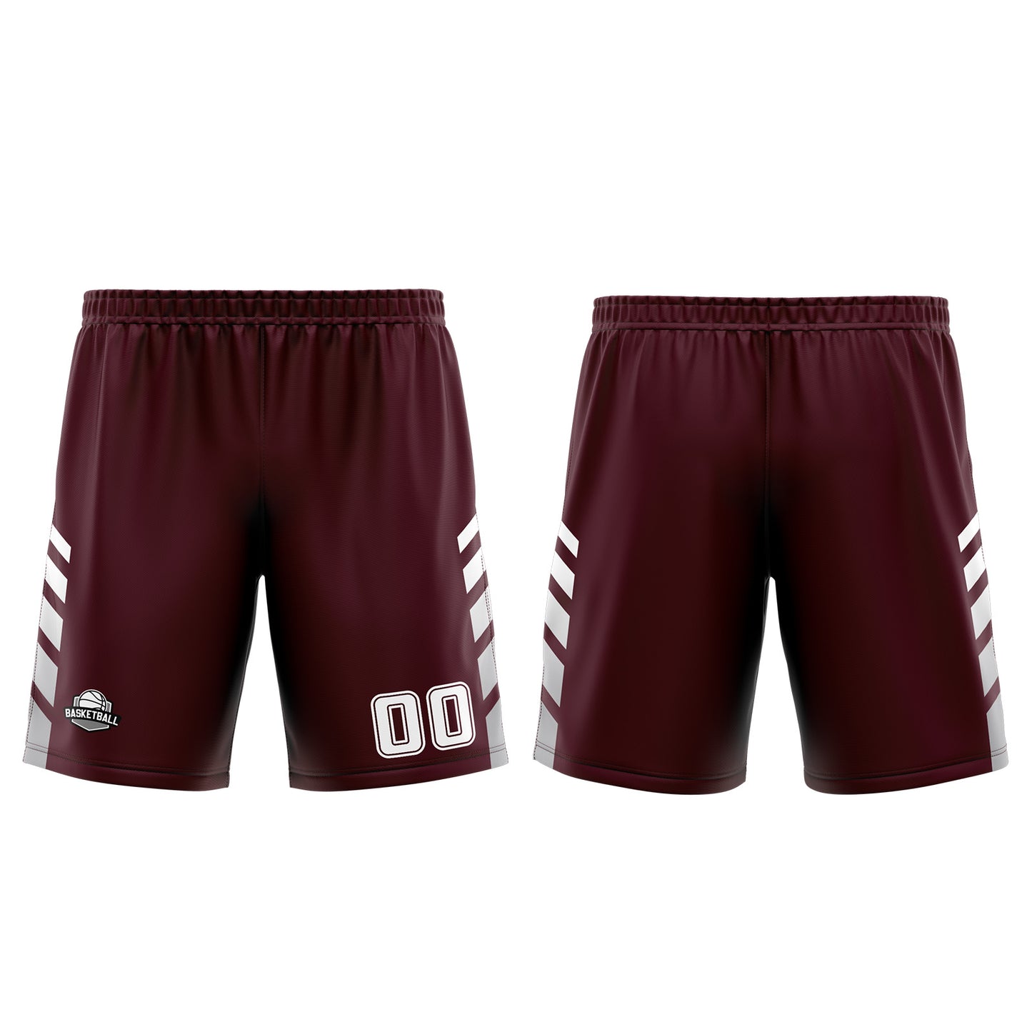 Benutzerdefinierter Braun Grau Basketball Jersey Uniform Anzug gedruckt Ihr Logo Name Nummer