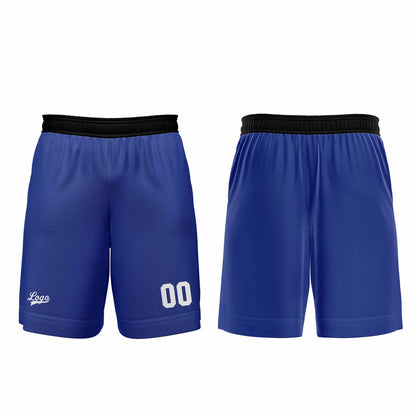 Benutzerdefinierter Blau Basketball Jersey Uniform Anzug gedruckt Ihr Logo Name Nummer