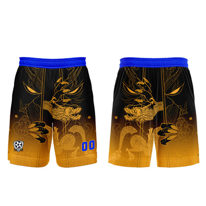 Benutzerdefinierte Gelb Blau Trikots für Männer Frauen Personalisierte Fußball Uniformen für Erwachsene und Kind