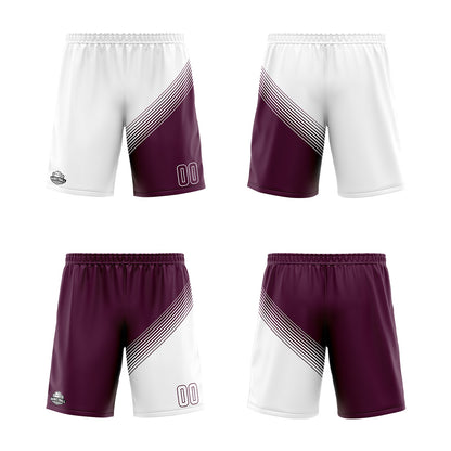 Benutzerdefinierte Weiß Lila Reversible Basketball Jersey Personalisierte Print Name Nummer Logo