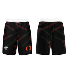 Benutzerdefinierte Schwarz Orange Rot Fußball Trikots für Männer Frauen Personalisierte Fußball Uniformen für Erwachsene und Kind