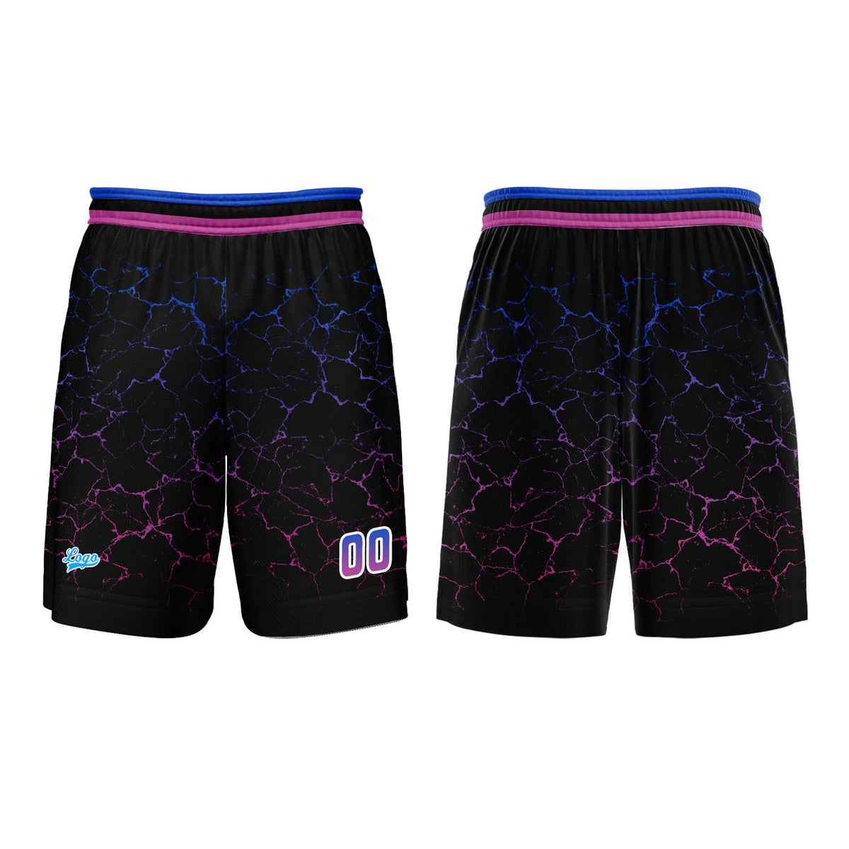 Benutzerdefinierter Rose Lila Basketball Jersey Uniform Anzug gedruckt Ihr Logo Name Nummer