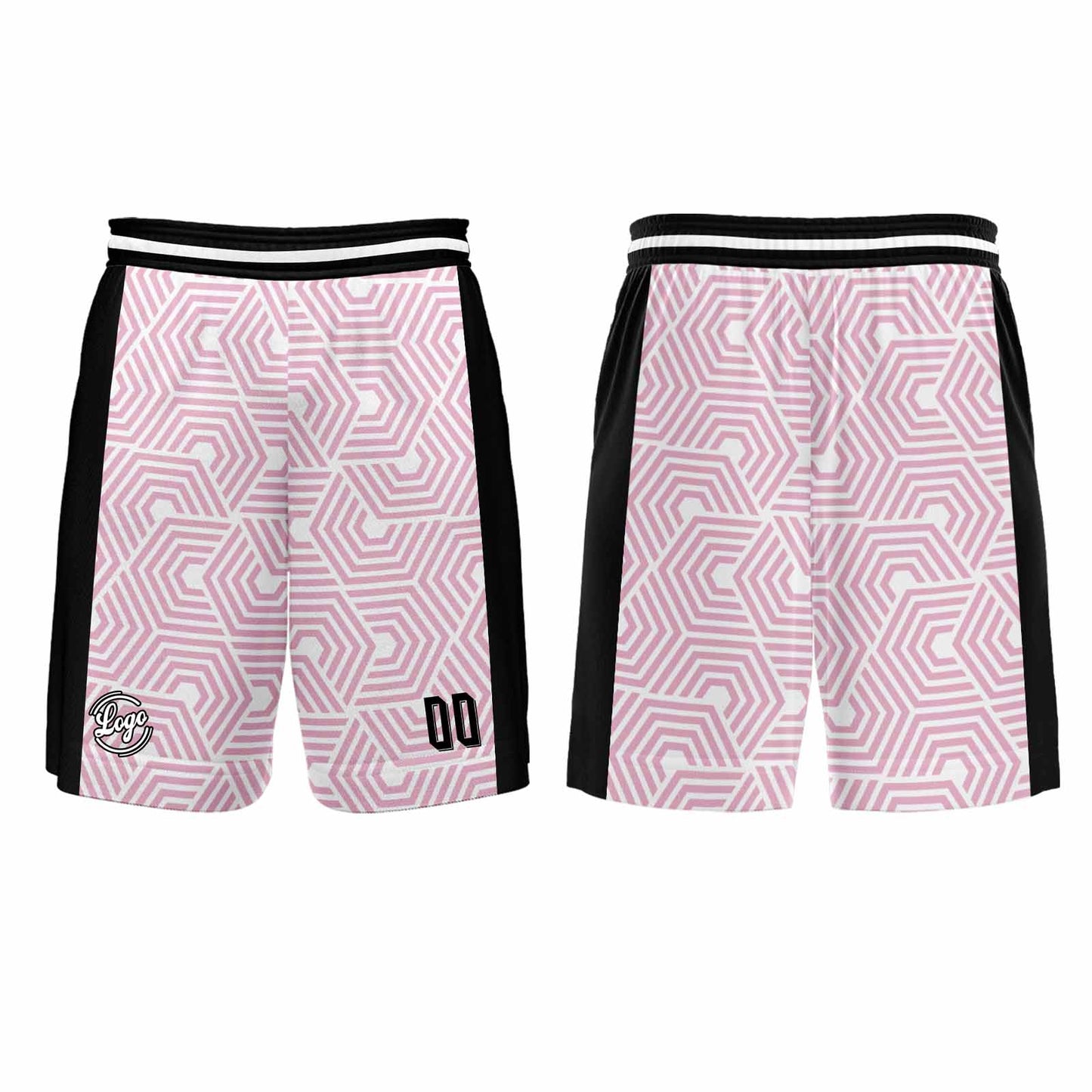 Kundenspezifisches Schwarz Rosa Basketball Fußball Schießen langes T-Shirt für Erwachsene und Kinder