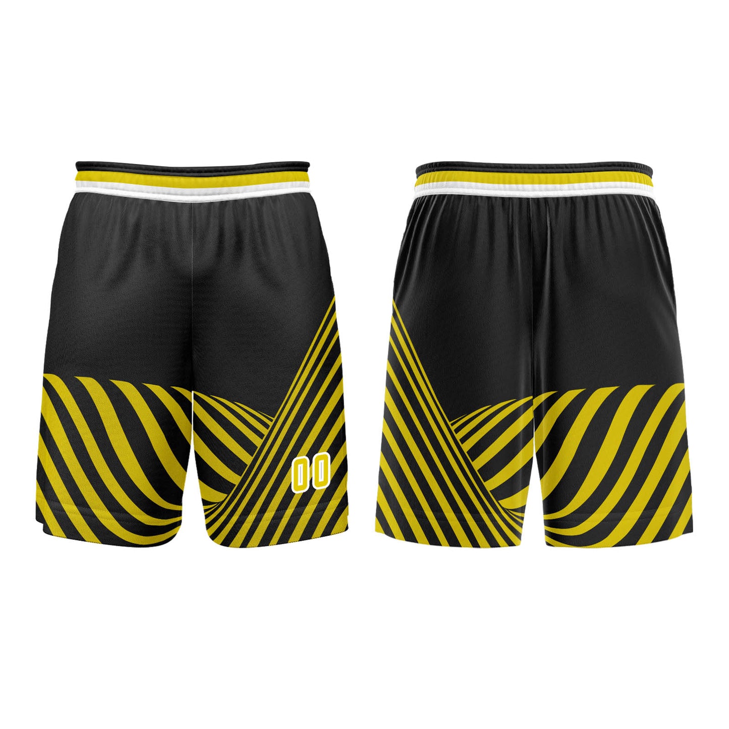 Benutzerdefinierter Gelb Basketball Jersey Uniform Anzug gedruckt Ihr Logo Name Nummer