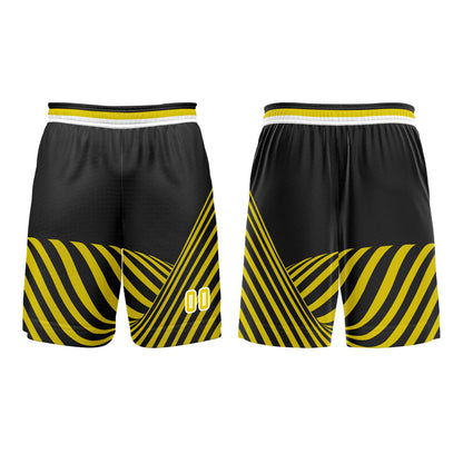 Benutzerdefinierter Gelb Basketball Jersey Uniform Anzug gedruckt Ihr Logo Name Nummer