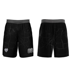 Benutzerdefinierte Schwarz  Grau Trikots für Männer Frauen Personalisierte Fußball Uniformen für Erwachsene und Kind