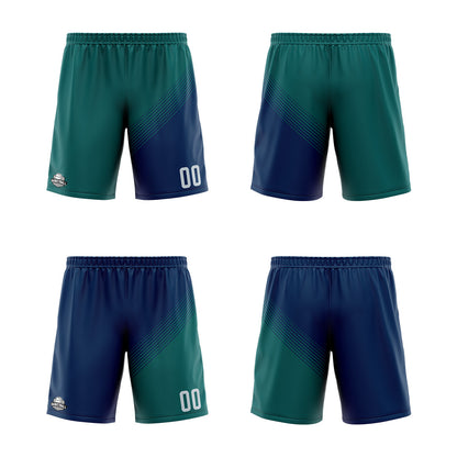 Benutzerdefinierte Grün Blau Reversible Basketball Jersey Personalisierte Print Name Nummer Logo