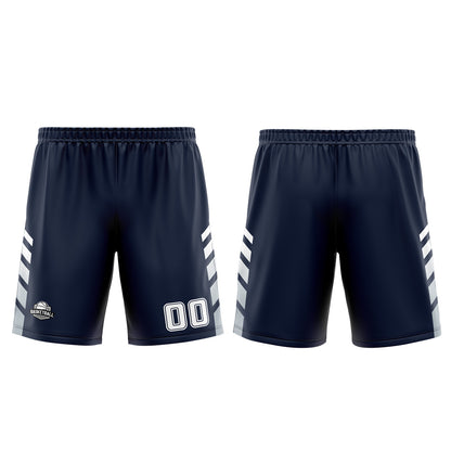 Benutzerdefinierter Marine Grau Basketball Jersey Uniform Anzug gedruckt Ihr Logo Name Nummer