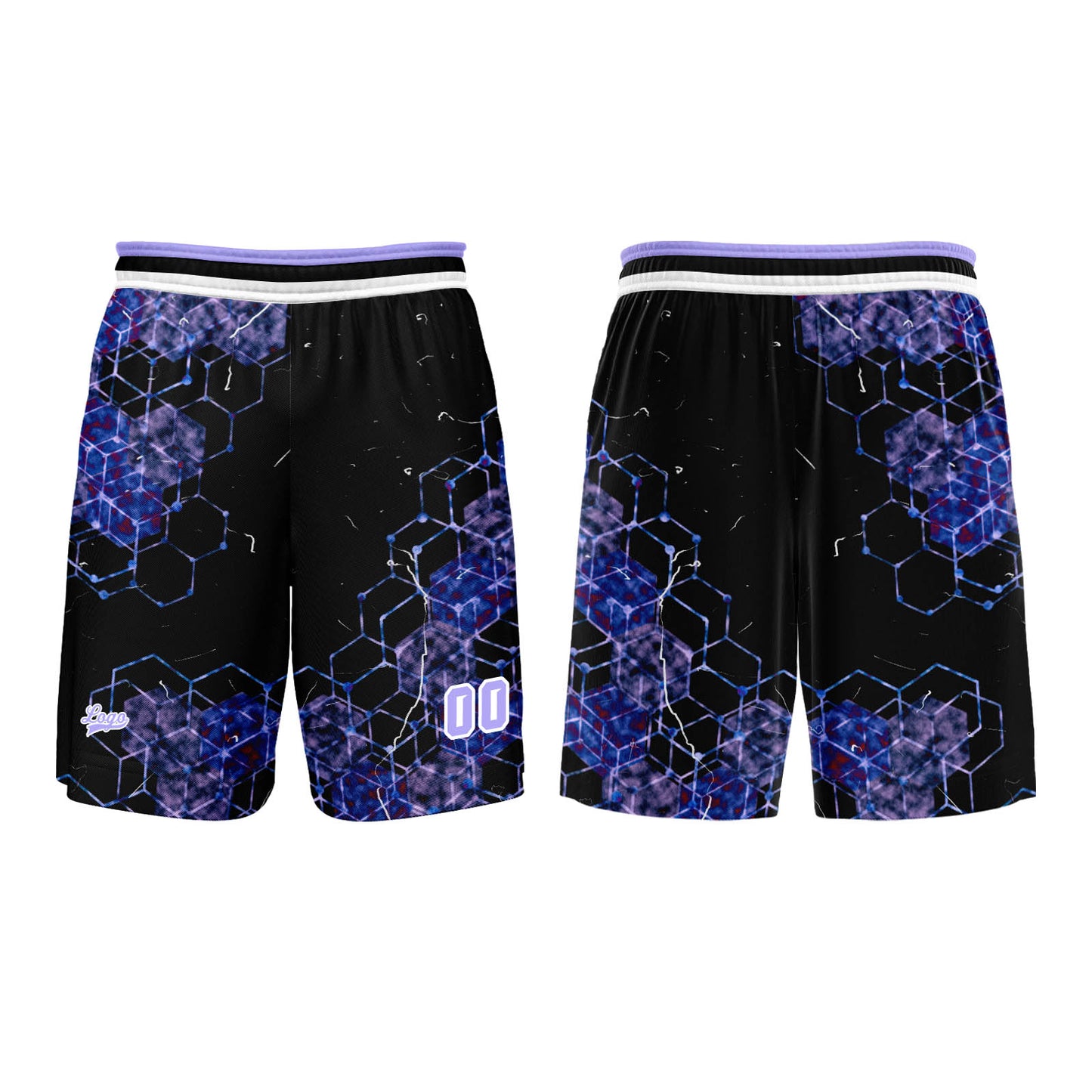 Benutzerdefinierter Lila Basketball Jersey Uniform Anzug gedruckt Ihr Logo Name Nummer