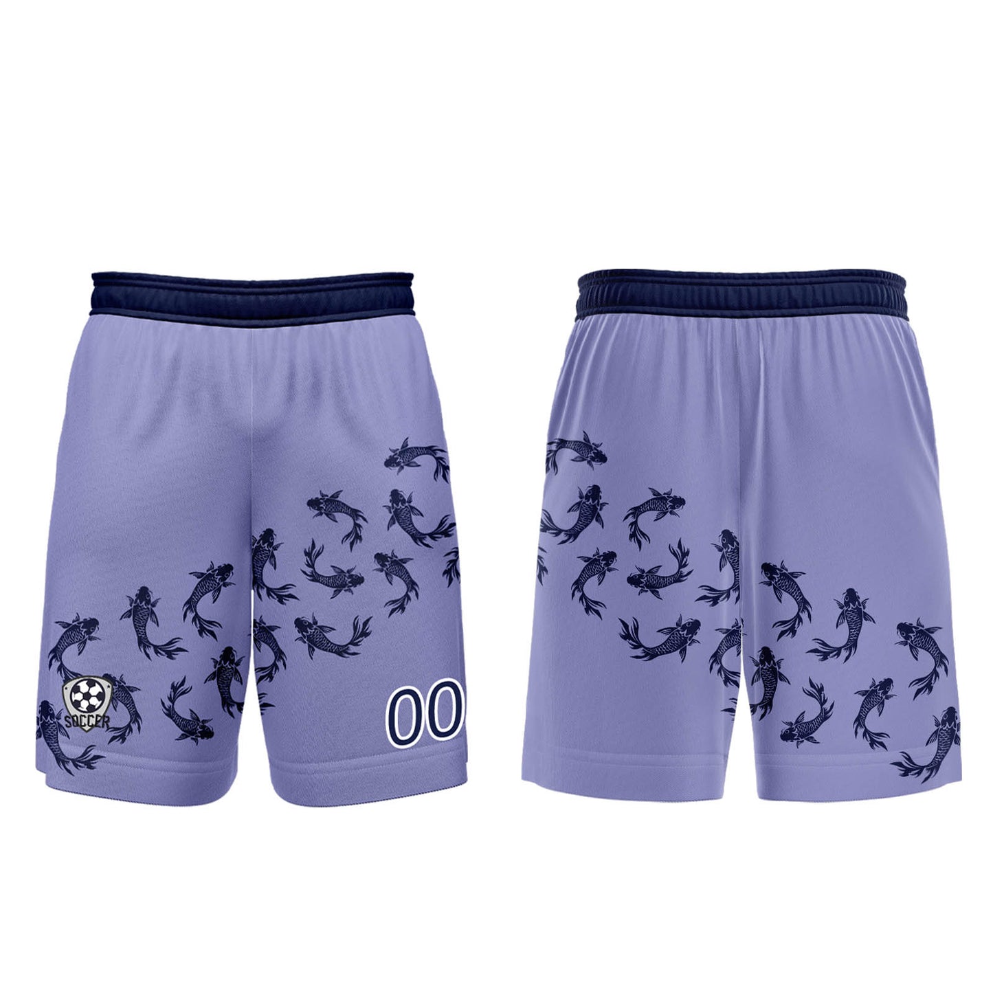 Benutzerdefinierte Hellviolett Trikots für Männer Frauen Personalisierte Fußball Uniformen für Erwachsene und Kind