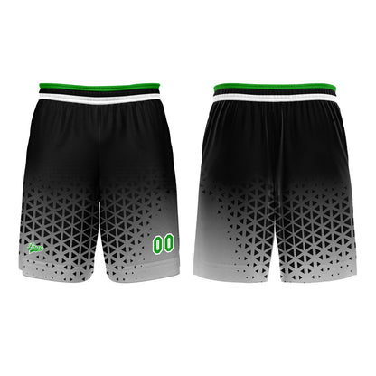 Benutzerdefinierter Grün Weiß Basketball Jersey Uniform Anzug gedruckt Ihr Logo Name Nummer