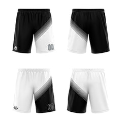 Benutzerdefinierte Schwarz Weiß Reversible Basketball Jersey Personalisierte Print Name Nummer Logo