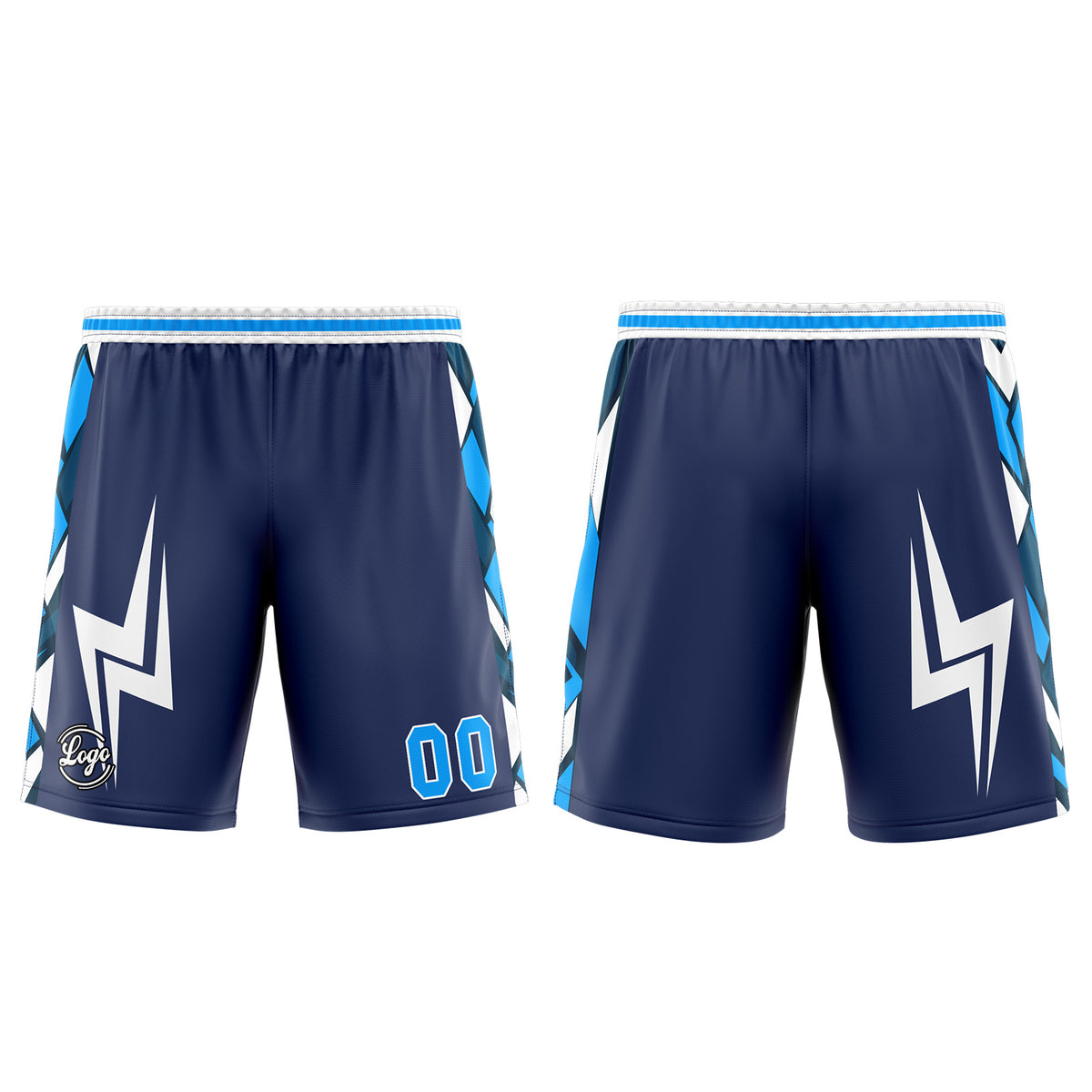 Benutzerdefinierter Marine Blau Basketball Jersey Uniform Anzug gedruckt Ihr Logo Name Nummer