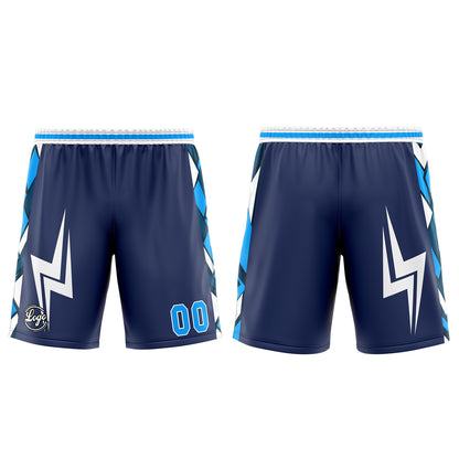 Benutzerdefinierter Marine Blau Basketball Jersey Uniform Anzug gedruckt Ihr Logo Name Nummer