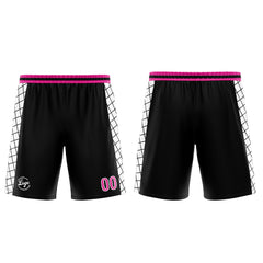 Benutzerdefinierter Schwarz Rosa Basketball Jersey Uniform Anzug gedruckt Ihr Logo Name Nummer