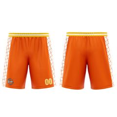 Benutzerdefinierter Orange Gelb Basketball Jersey Uniform Anzug gedruckt Ihr Logo Name Nummer