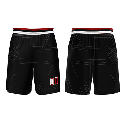 Benutzerdefinierter Rot Basketball Jersey Uniform Anzug gedruckt Ihr Logo Name Nummer