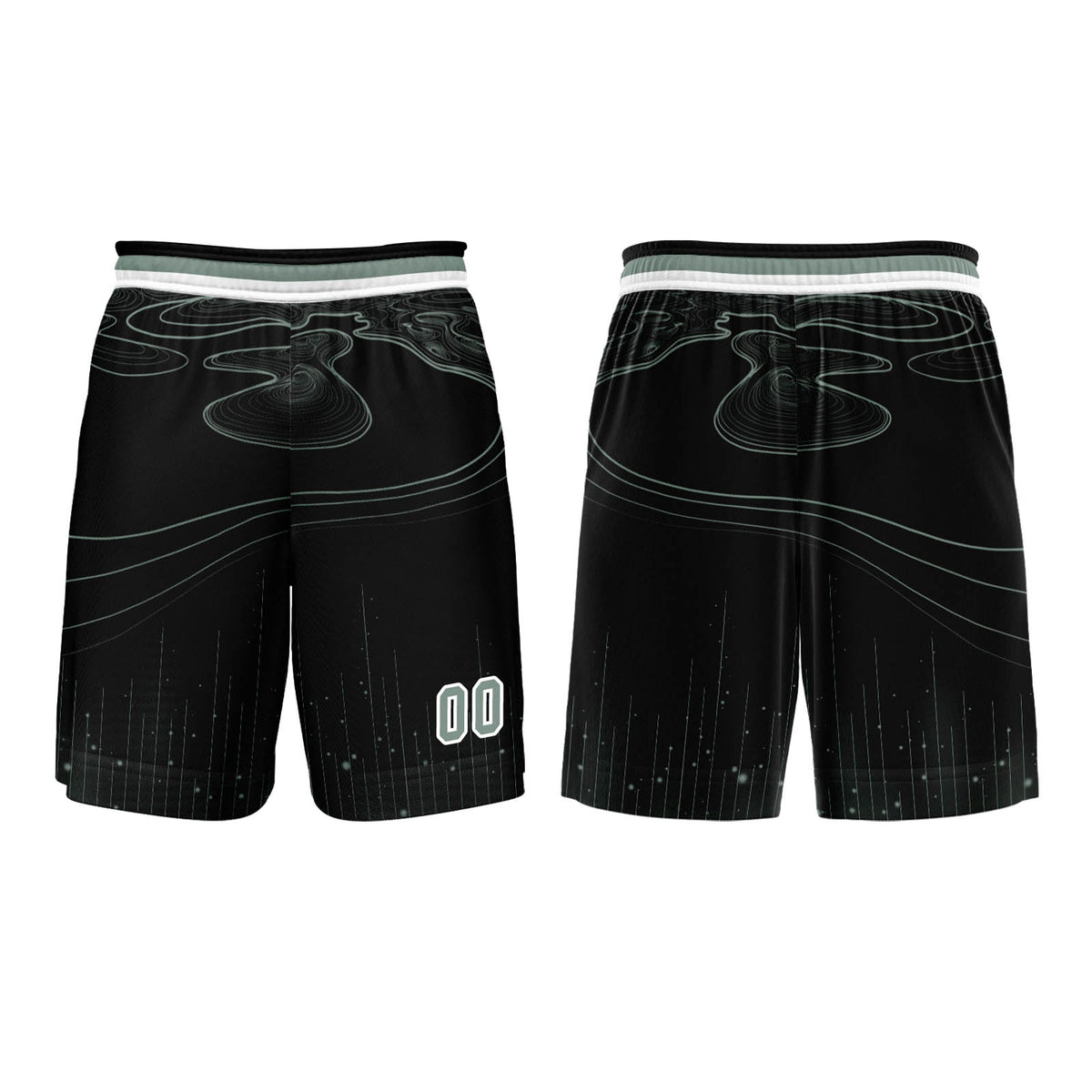Benutzerdefinierter Aqua Basketball Jersey Uniform Anzug gedruckt Ihr Logo Name Nummer