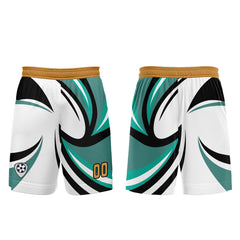 Benutzerdefinierte Weiß Teal Trikots für Männer Frauen Personalisierte Fußball Uniformen für Erwachsene und Kind
