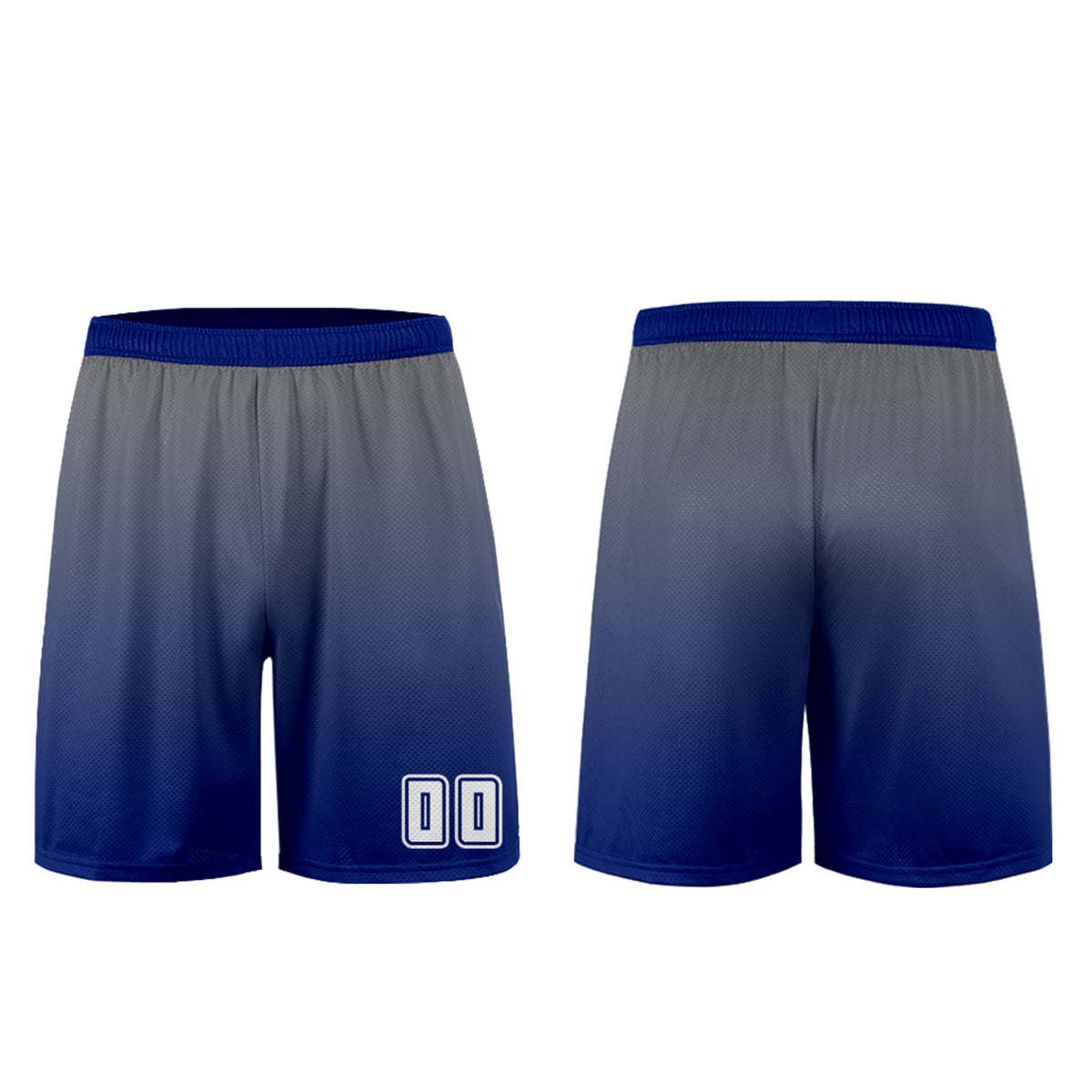 Benutzerdefinierte Grau Blau Trikots für Männer Frauen Personalisierte Fußball Uniformen für Erwachsene und Kind