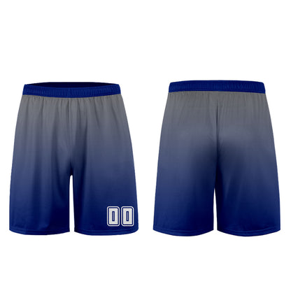 Benutzerdefinierte Grau Blau Trikots für Männer Frauen Personalisierte Fußball Uniformen für Erwachsene und Kind