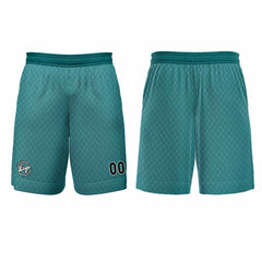 Kundenspezifisches Teal Basketball Fußball Schießen langes T-Shirt für Erwachsene und Kinder