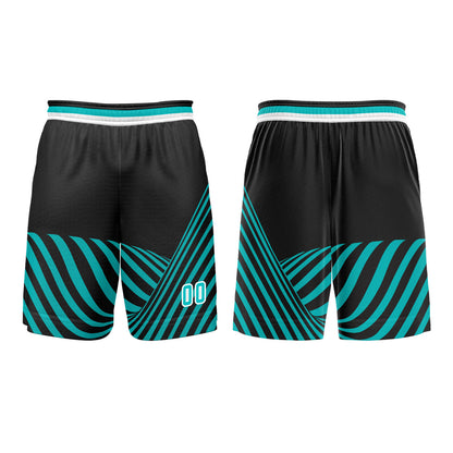 Benutzerdefinierter Wasser Blau Basketball Jersey Uniform Anzug gedruckt Ihr Logo Name Nummer