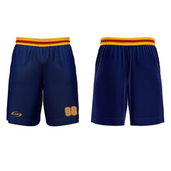 Benutzerdefinierter Blau Gelb Weiß Rot Basketball Jersey Uniform Anzug gedruckt Ihr Logo Name Nummer