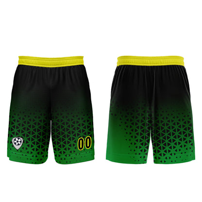 Benutzerdefinierte Grün Gelb Trikots für Männer Frauen Personalisierte Fußball Uniformen für Erwachsene und Kind