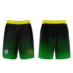 Benutzerdefinierte Grün Gelb Trikots für Männer Frauen Personalisierte Fußball Uniformen für Erwachsene und Kind