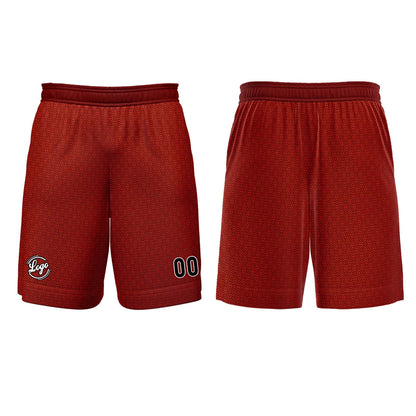 Kundenspezifisches Rot Basketball Fußball Schießen langes T-Shirt für Erwachsene und Kinder