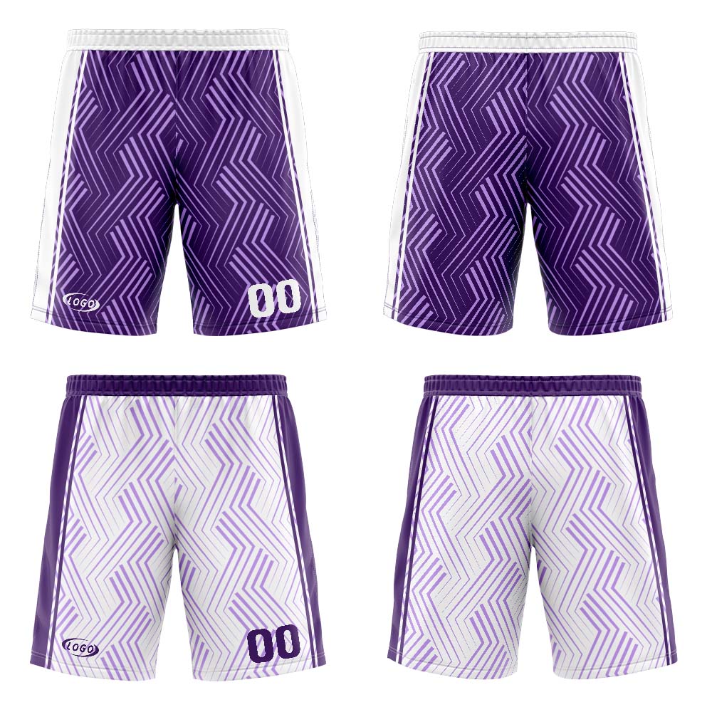 Benutzerdefinierte Lila Weiß Reversible Basketball Jersey Personalisierte Drucken Name Nummer Logo