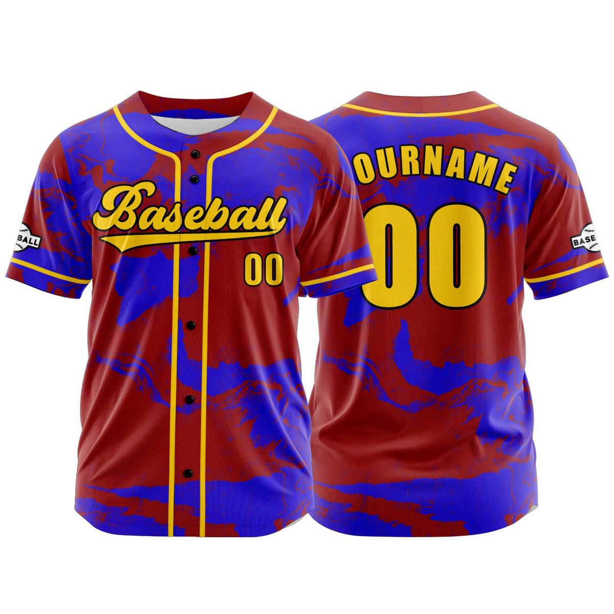 Benutzerdefiniert Rot Baseball Uniformen Drucken für Jungs Mädchen und Kinder Machen Ihr Team Mehr Vielfältig