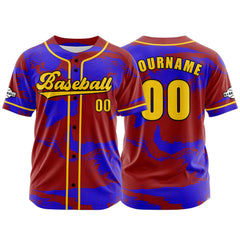 Benutzerdefiniert Rot Baseball Uniformen Drucken für Jungs Mädchen und Kinder Machen Ihr Team Mehr Vielfältig